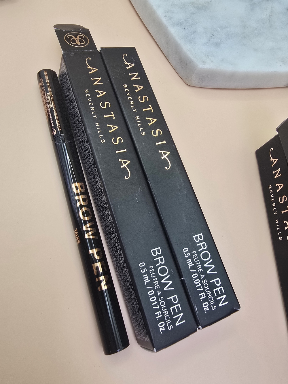 Brow Pen Cosmetics on Surface